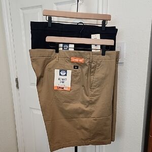 Dockers Ultimate Shorts. Lot Of 2, Sz 48. Khaki And Navy.
